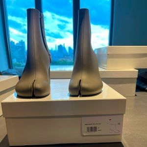 Authentic Mason Margiela rubber tabby boots